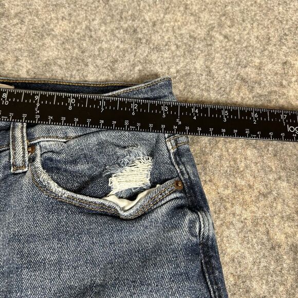 Kenzie Jeans Womens 6/28 Vintage Luxe The Slim Medium Wash Distressed Denim - Picture 4 of 10